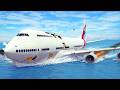 Emergency Landing ON THE SEA Aircraft Simulation Scenarios In BESIEGE