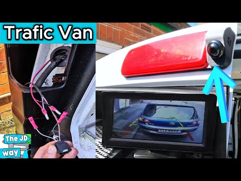 How to fit a Reverse Camera & Screen in a van - Trafic / Vivaro - The JD Way