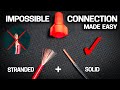 WORST Electric Connection Made Easy STRANDED SOLID Wire