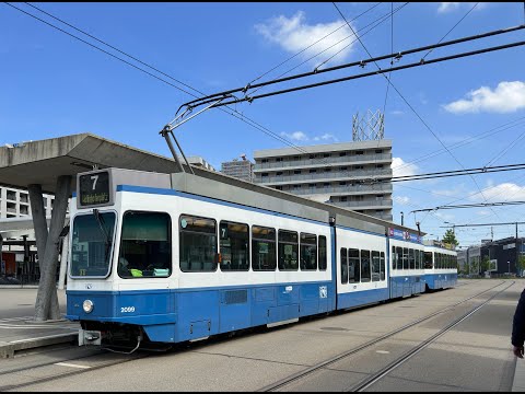 Linie 7 Zürich -  Waldgarten bis Bahnhof Stettbach