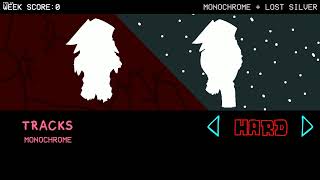 Cover art for Friday Night Funkin Monochrome Mountain Silver + Lost Silver Mashup