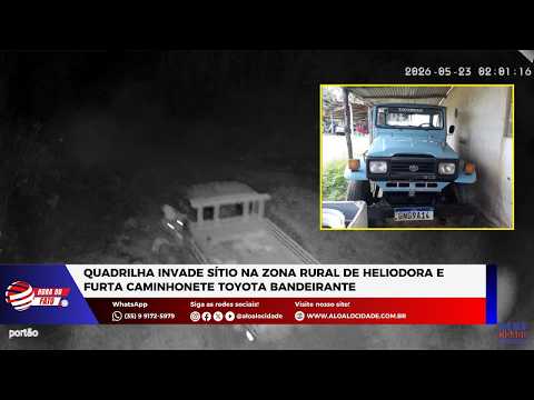 Quadrilha invade sítio e furta caminhonete Toyota Bandeirante em Heliodora, MG