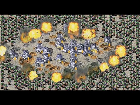 Making 20 IFVs *Angry* (Fully Upgraded): Red Alert 2