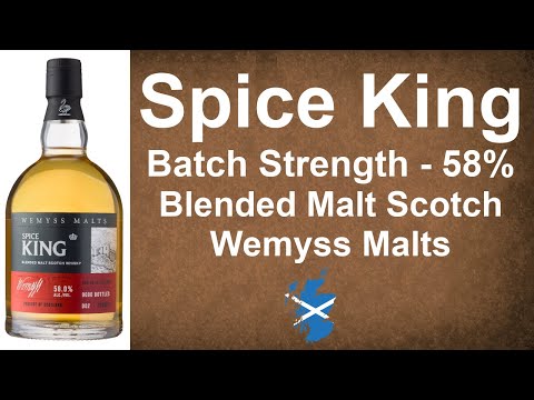 Spice King Batch Strength with 58% ABV (Wemyss Malts) Blended Malt Scotch Review from WhiskyJason