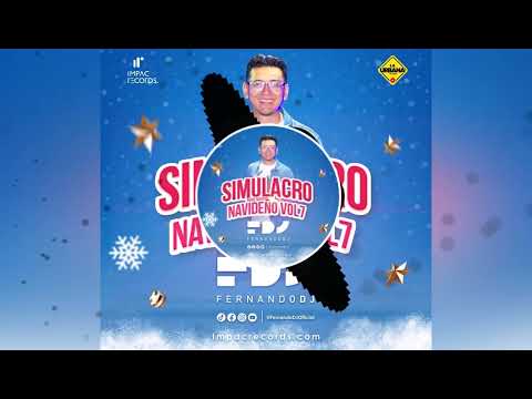 Simulacro Navideño Vol.7  2023 Prod  By  Fernando  DJ  Impac Records  El Salvador