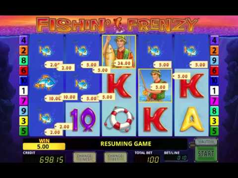 Reel Time Gaming / Merkur Top Slot - Fishin Frenzy Freespins mit 1 € Einsatz auf Lapalingo.com