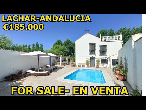 SOLD-Lovely 4 bed 3 bath COTTAGE with PRIVATE pool FOR SALE NEAR GRANADA city, Andalucia SPAIN