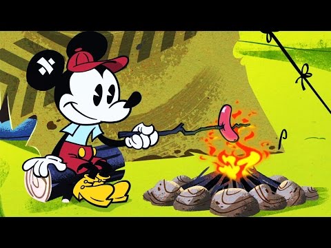 Roughin' It | A Mickey Mouse Cartoon | Disney Shorts