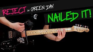 Reject - Green Day guitar cover by GV