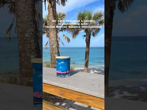 Ocean Rescue Alliance candle - proceeds fund an artificial reef #beach #coral #candle #florida