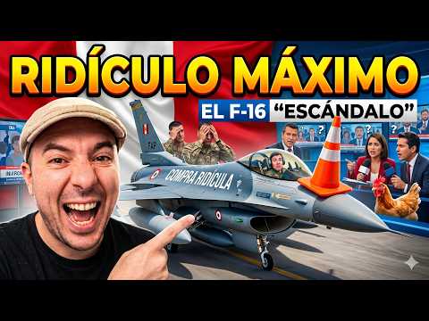 RIDÍCULO MÁXIMO: LO DE PERÚ CON LOS F-16 YA ES PA’ LA RISA