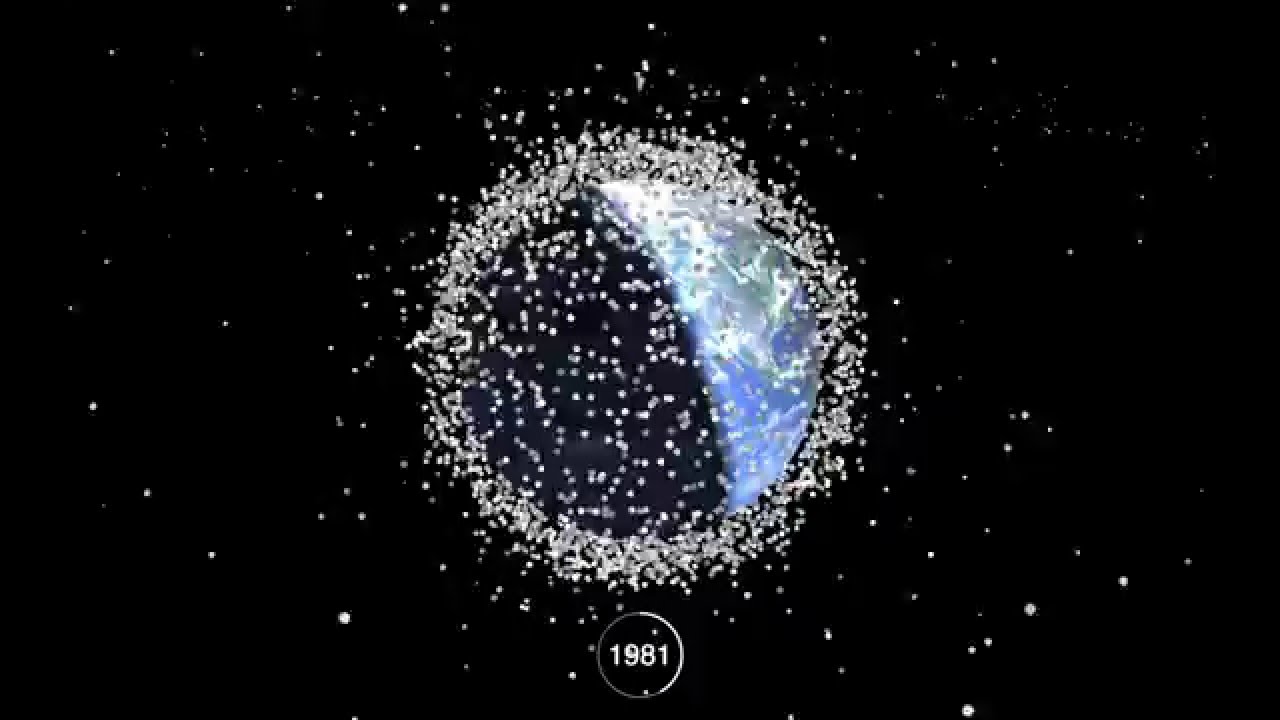 Space Debris: 1957 - 2015 - YouTube