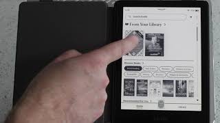 How to locate Kindle Library page on your Kindle Paperwhite or other versions.