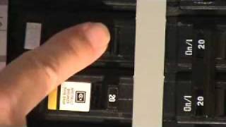 How to reset a tripped breaker