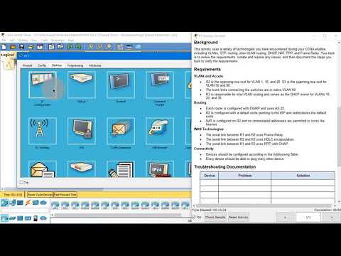 Packet Tracer 9.2.3.12 Troubleshooting