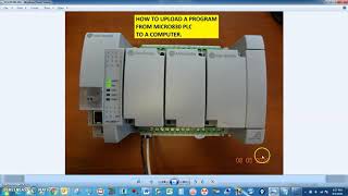 AB MICRO830 HOW TO UPLOAD PLC PROGRAM TO COMPUTER