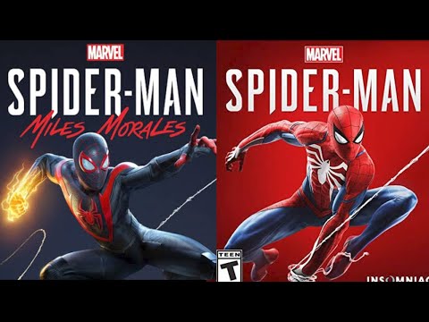 Spiderman 2018 vs Spiderman Miles Morales I Side by Side I Comparison I PS4