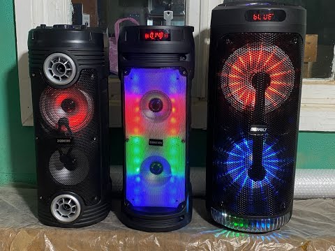 Беспроводные (блютуз) Колонки с микрофоном для караоке ZQS 6208, 6210W и новинка Digivolt 1072