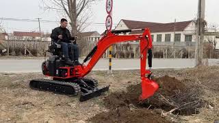 From backyard landscaping to construction sites, this machine gets it DONE!#miniexcavator