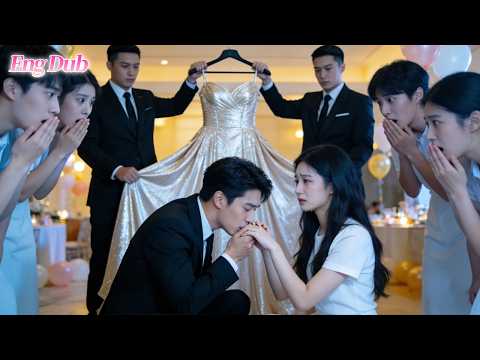 Mocked at a class reunion for clothes, poor girl is stunned as CEO appears&gifts a $99,999,999 gown