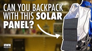 Testing a 20W Portable Solar Panel • Ecosonique Technology Model No. E20