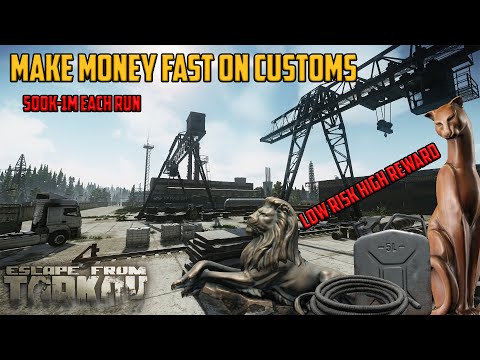 The BEST Low Risk High Reward Customs Loot Route to make you MILLIONS-Tarkov Money Making Guide