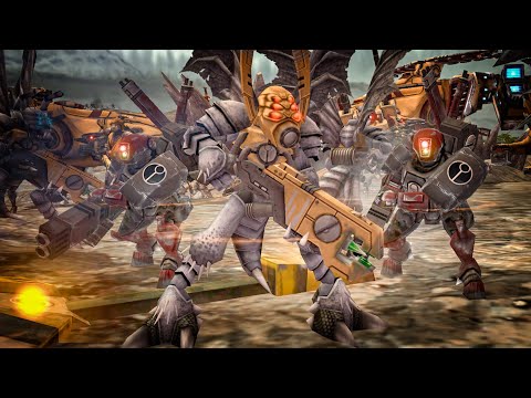 Tau Empire vs Orks, map Monse Warhammer 40K DoW: Soulstorm Unification Mod, Cinematic
