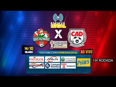 GALO FUTSAL  X CAD/GUARAPUAVA - 19ª RODADA PARANAENSE DE FUTSAL CHAVE OURO