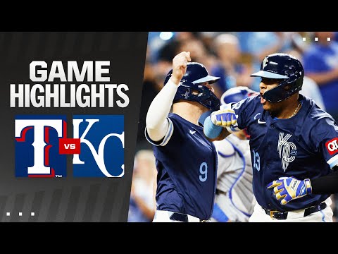 Rangers vs. Royals Game Highlights (5/3/24) | MLB Highlights