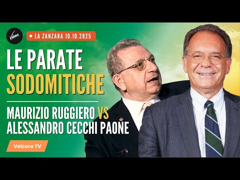 The Sodomy Saves - Maurizio Ruggiero vs. Alessandro Cecchi Paone | La Zanzara, October 10, 2025