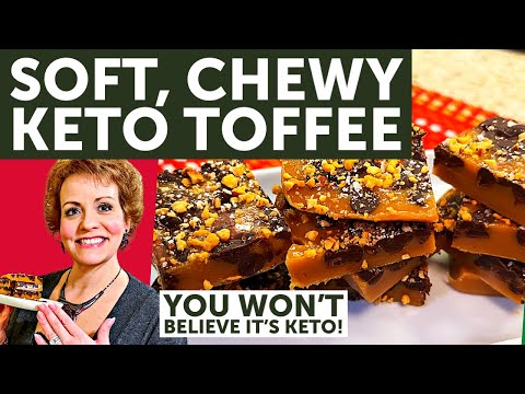 Keto Chewy Caramel Toffee - Soft, Chewy and Unbelievably Delicious