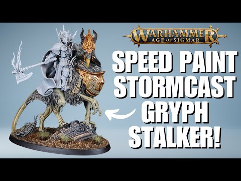 Speed Paint  the Skaventide (Lord Vigilant on) Gryph Stalker for Stormcast Eternals!