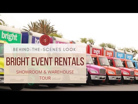 Behind-the-Scenes Tour at Bright Event Rentals Showroom & Warehouse