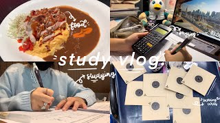 study vlog 🌷| study motivation, shooting, food