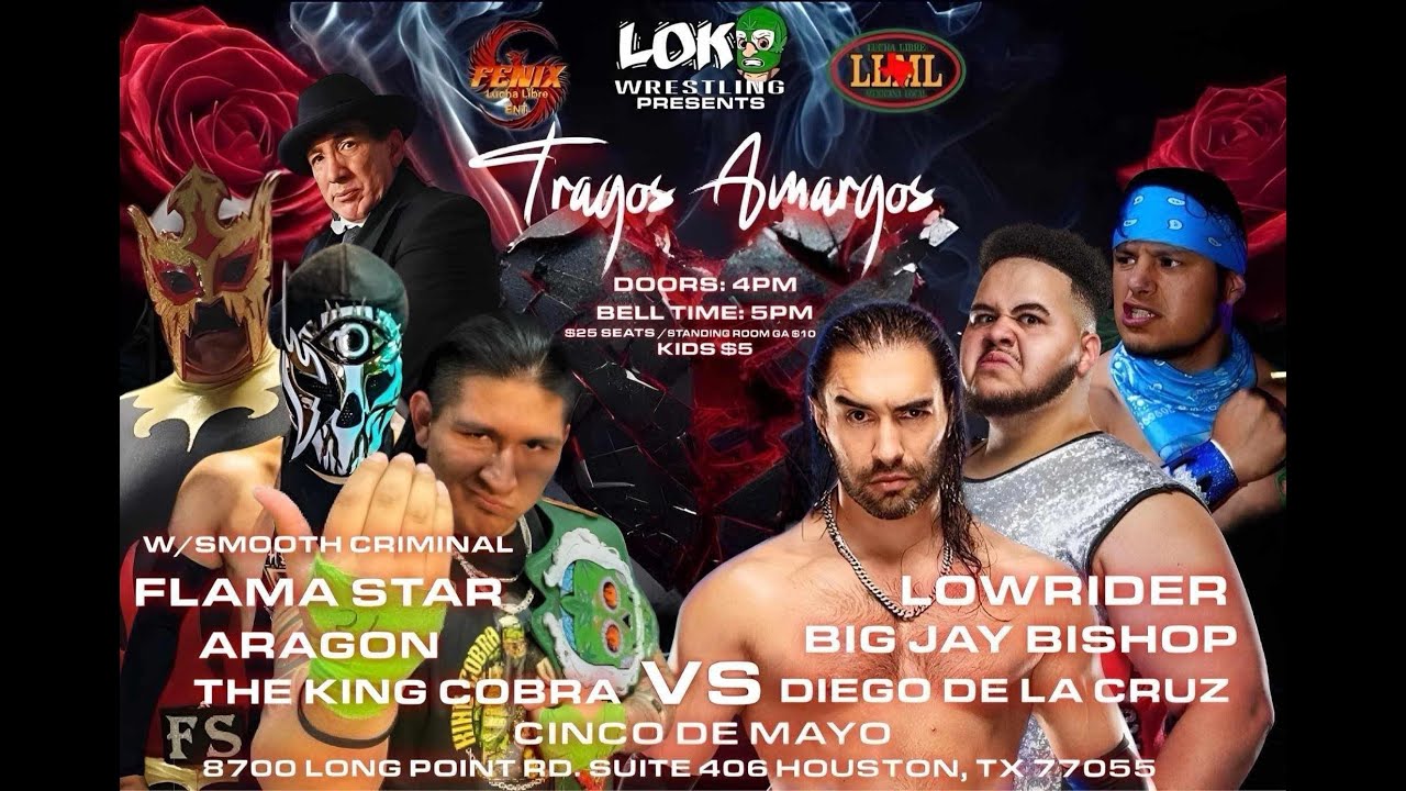 Team Lowriderz vs Team Smooth Criminals | FULL MATCH | Loko Wrestling Tragos Amargos