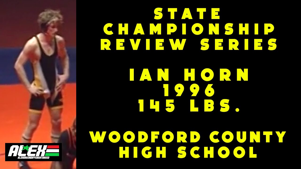 State Wrestling Championship match review w/ Ian Horn (Woodford County; 1996 145 lbs.)
