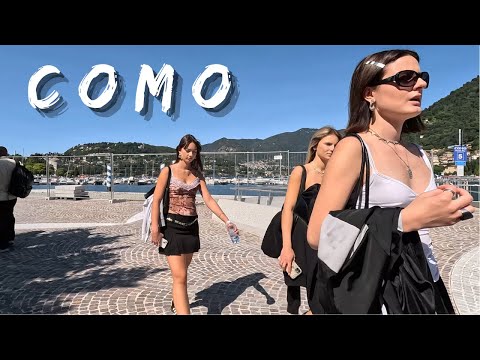 Walk with me to see beautiful Como Italy/Lago di Lecco north of italy#travel #como
