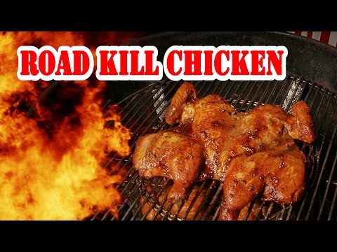 Road Kill Chicken - BBQ Grill Rezept Video - Die Grillshow 182a