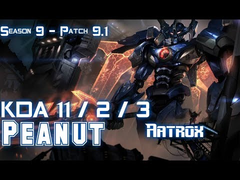 Peanut AATROX vs KHA'ZIX Jungle - Patch 9.1 KR Ranked