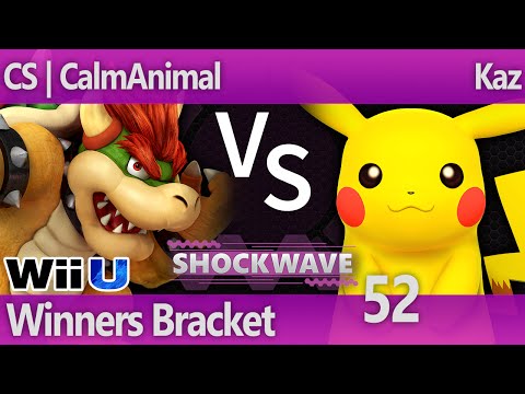 SW 52 Smash 4 - CS | CalmAnimal (Bowser) vs Kaz (Pikachu, Roy) - Winners Bracket