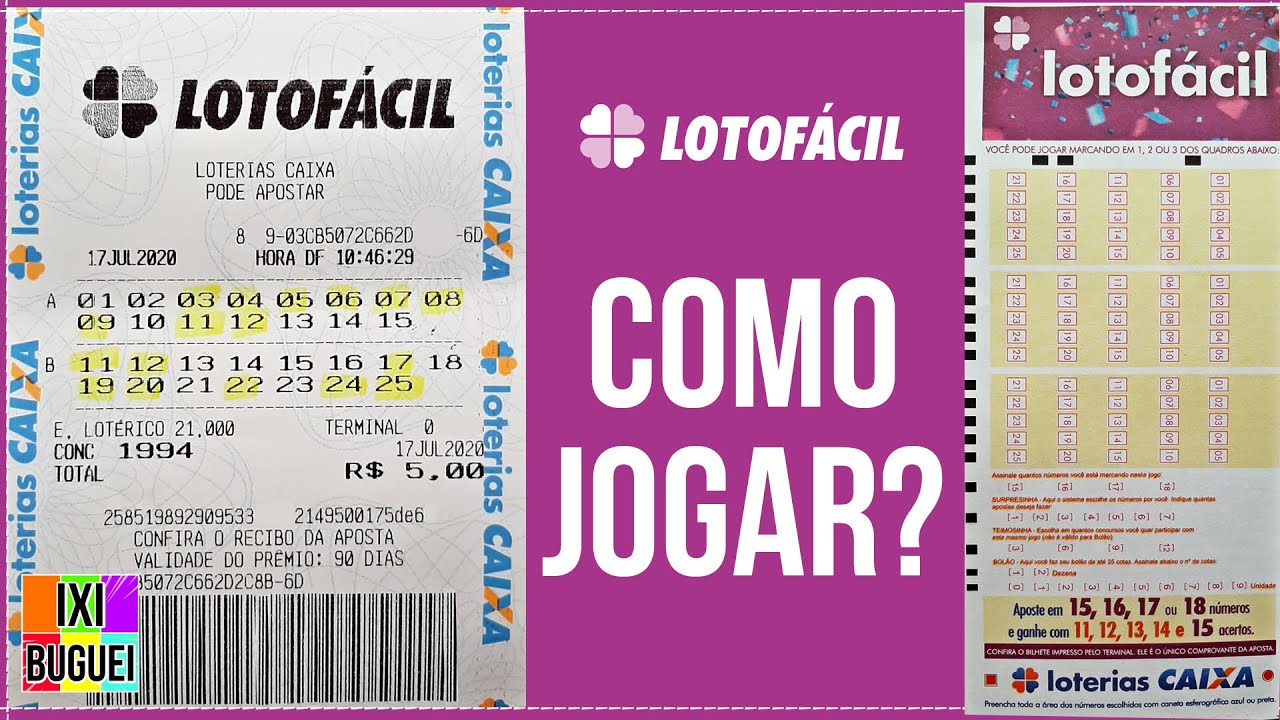 Como Jogar na LOTOFÁCIL ( Vídeo explicativo ) | Loteria Federal