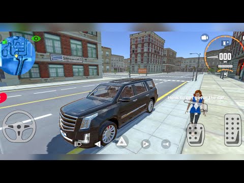 Car Simulator Escalade Driving - Picking up Girls in Cadillac Escalade - Car Games Android Gameplay
