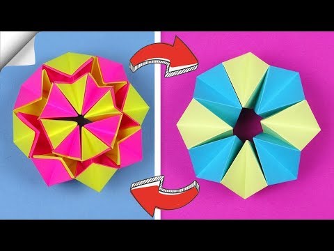 DIY crafts easy Paper toy antistress transformer
