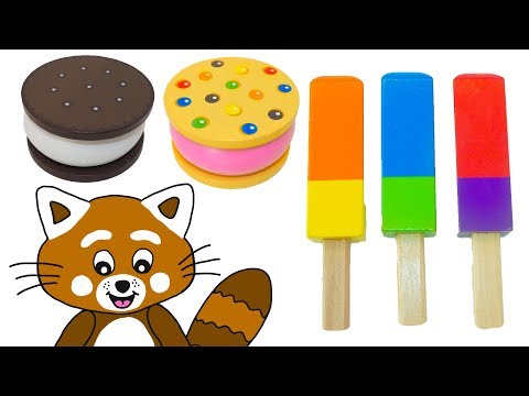 Roligt barnprogram - Pukkins gör leksaks-glassar - Lekolär