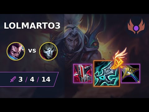 [ lolmarto3 ] Yasuo BOT vs Jhin | EUW MASTER | LOL Season 2024