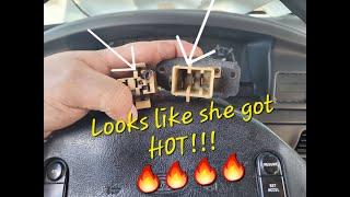 Does your Blower Motor only Operate on High? #ford #powerstrokediesel #fyp