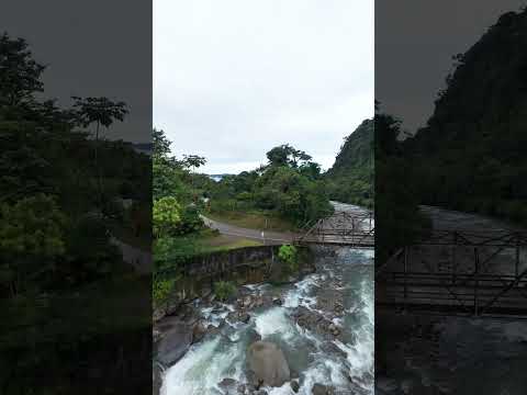 Puente sobre el Río Pepino en la Capital de Mocoa Putumayo #dalemegusta #suscribete #dronevideo