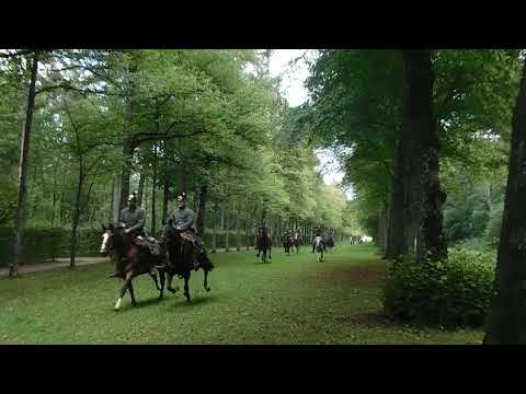 Ulanen-Attacke auf der Reiter- und Kutschengala auf Schloß Schleißheim 2022