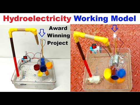 hydroelectricity working model electricity generation using rain water howtofunda