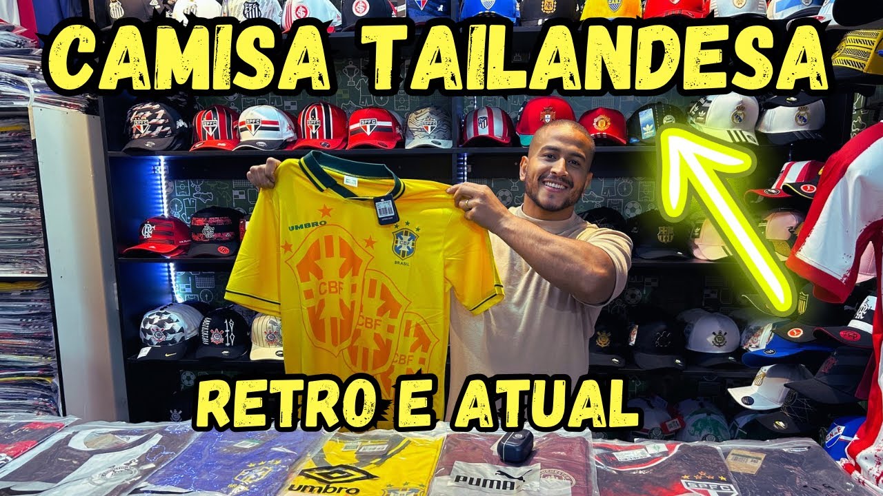 CAMISA TAILANDESA ATACADO BRÁS SP CAMISA RETRÔ CAMISA DE TIME
